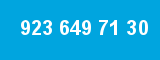 923 649 71 30 923 649 71 30